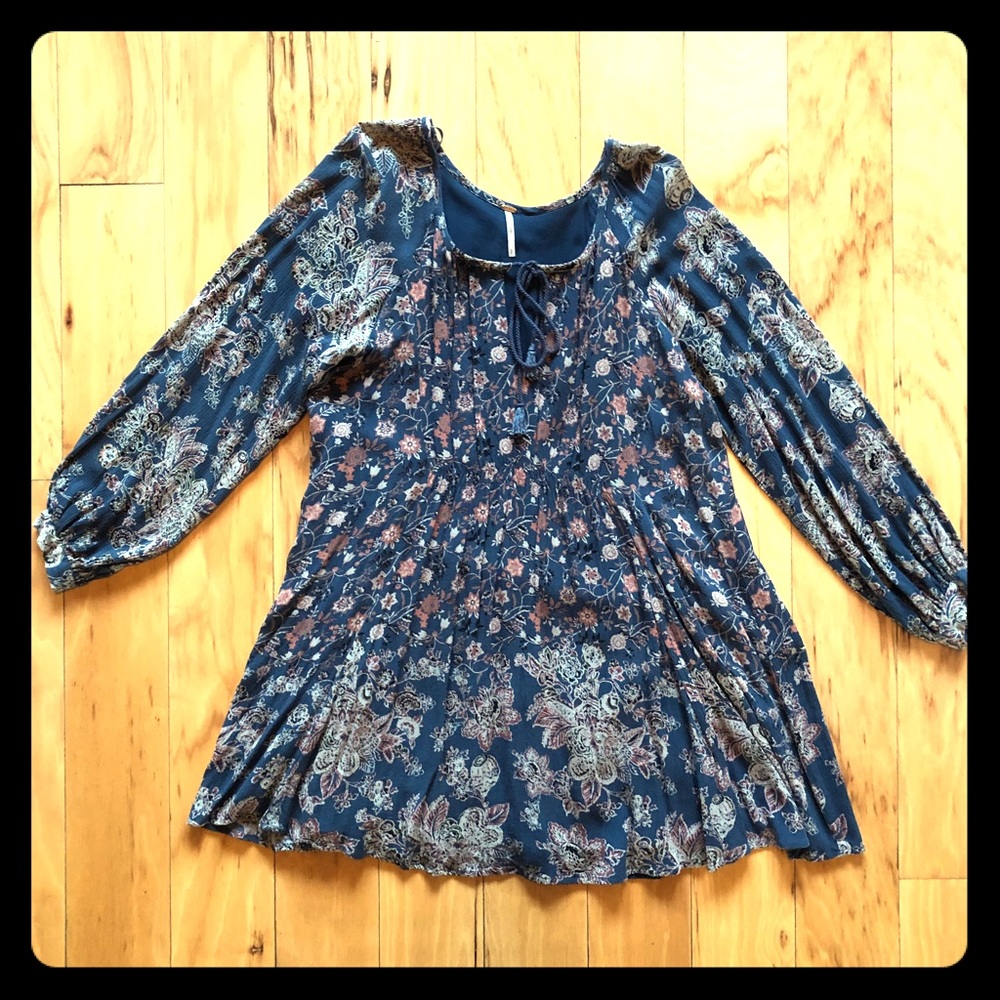 Free People Floral Tunic